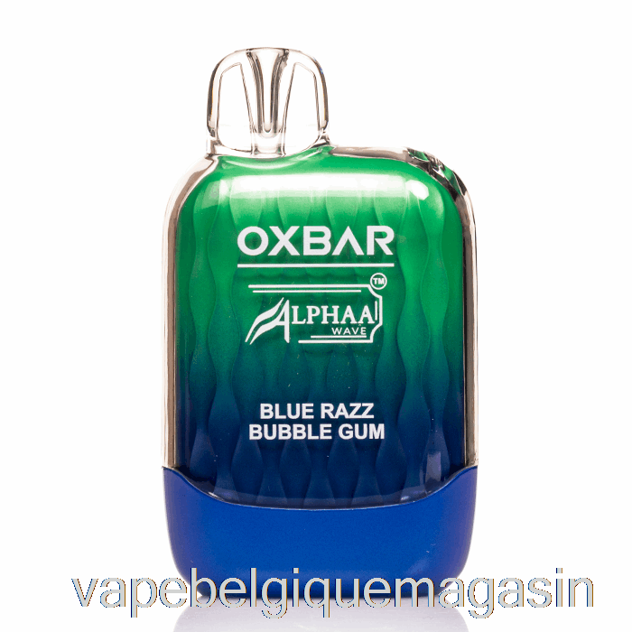 Vape Juice Oxbar X Alpha G8000 Bubblegum Razz Bleu Jetable